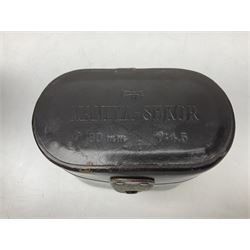 Mamiyaflex C3 TLR camera body, serial no. 2399634, with 'Mamiya Sekor 1:4.5 f=18cm' lens, serial no. 690864 and 736076