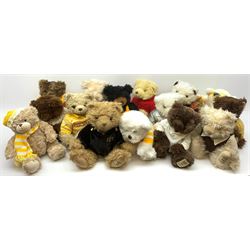 Fifteen Giorgio Beverley Hills collector's teddy bears 1996 - 2011; together with six original boxes