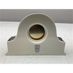 Wedgwood Cornucopia quartz mantel clock, H11cm