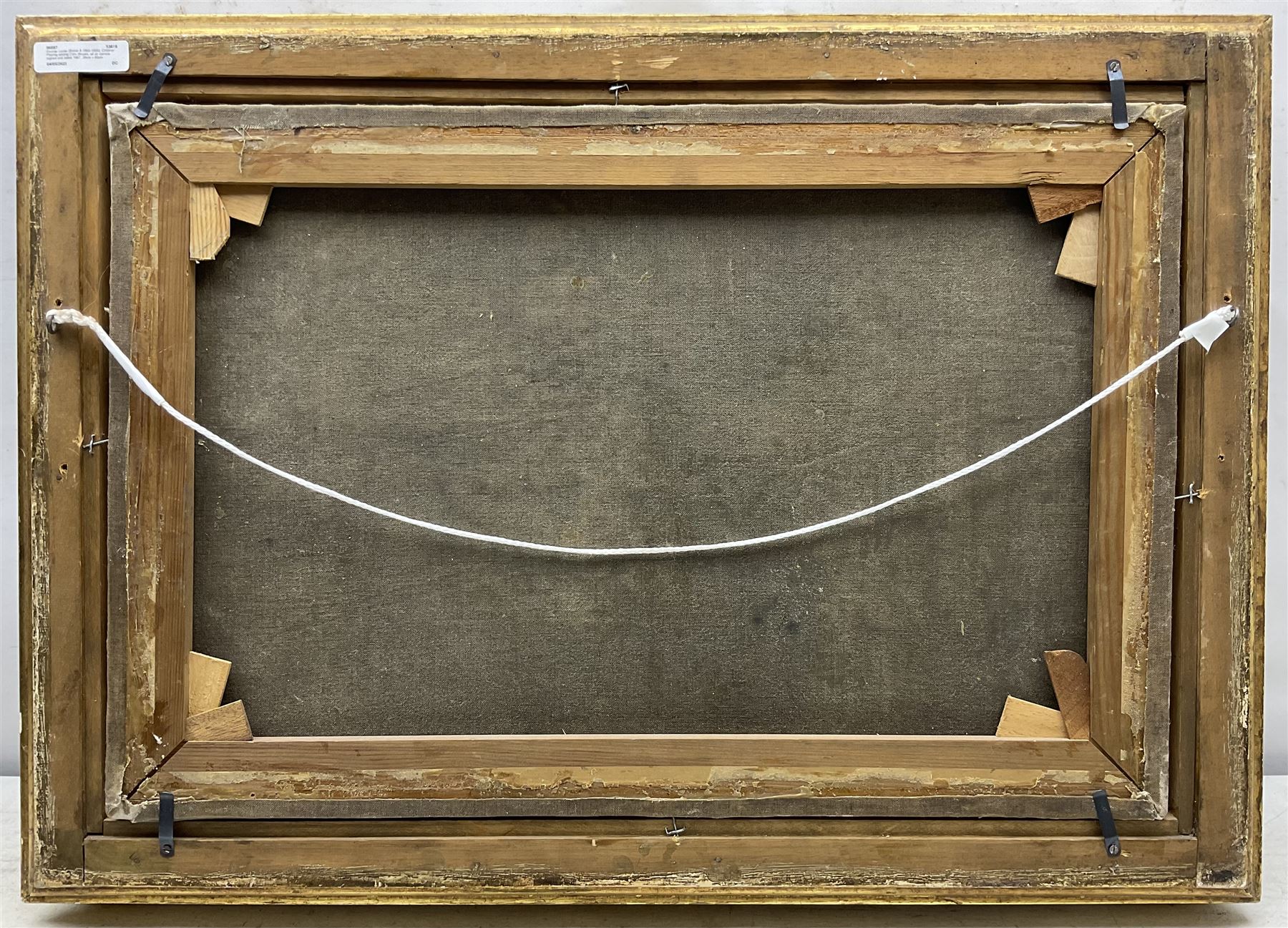 George Lucas (British fl.1863-1899): Children Playing among Corn Stooks, oil on canvas signed and dated 1867, 39cm x 60cm