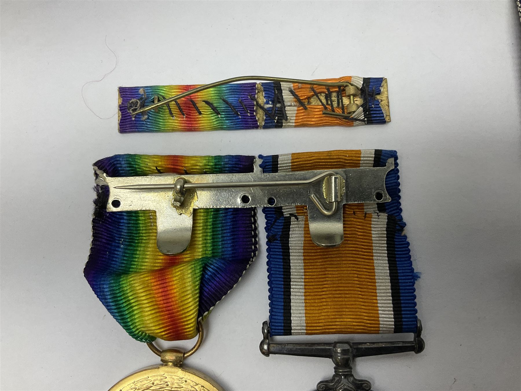 WW2 Soviet Union Order of the Red Star, engraved number verso 3504186; and WW1 pair of medals comprising British War Medal and Victory Medal awarded to S4-125346 Cpl. A. Brunt A.S.C. with ribbons and ribbon bar