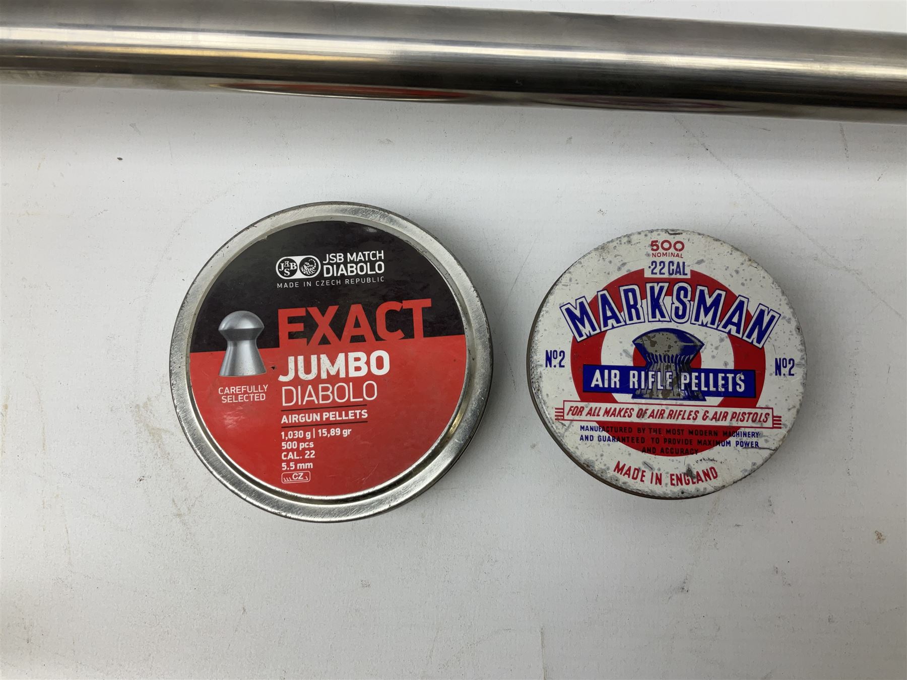 Air Arms S400F Carbine bolt-action .22 multishot air rifle, pump-up action, adjustable trigger, fitted with sound moderator and Nikko Stirling Mountmaster 3-9 x 50 telescopic sight, complete with stirrup type pump, pressure gauge etc, serial no.135456, L106cm; in gun sling