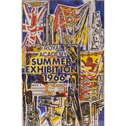 After John Bratby (British 1928-1992): 'Royal Academy Summer Exhibition 1966', chromolitho...