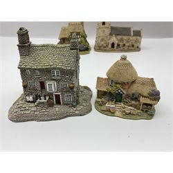 Twenty five Lilliput Lane, to include Village School, Greensted Church, The Chocolate House etc 