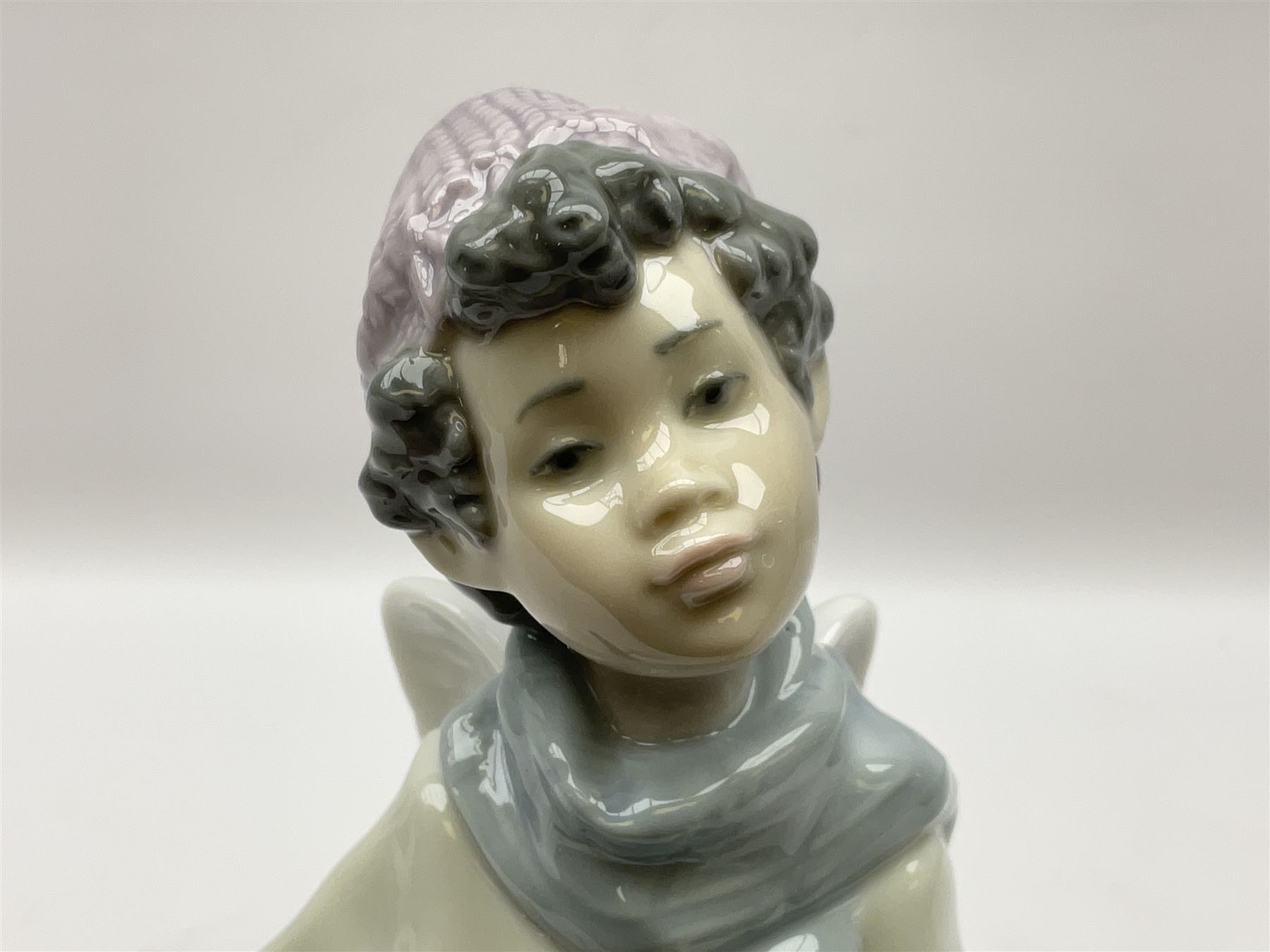 Lladro Season Angels set, comprising Spring Angel no 6146, Fall Angel no 6147, Summer Angel no 6148 and Winter Angel no 6149, all with original boxes, largest example 29cm