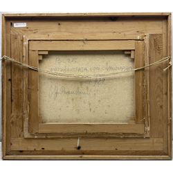 Giuseppe Bianchini (Italian 1933-): 'Still Life with Candelabra', oil on canvas signed, titled inscribed and dated 1982 verso 38cm x 48cm, together with a copy of the artist's book (2)