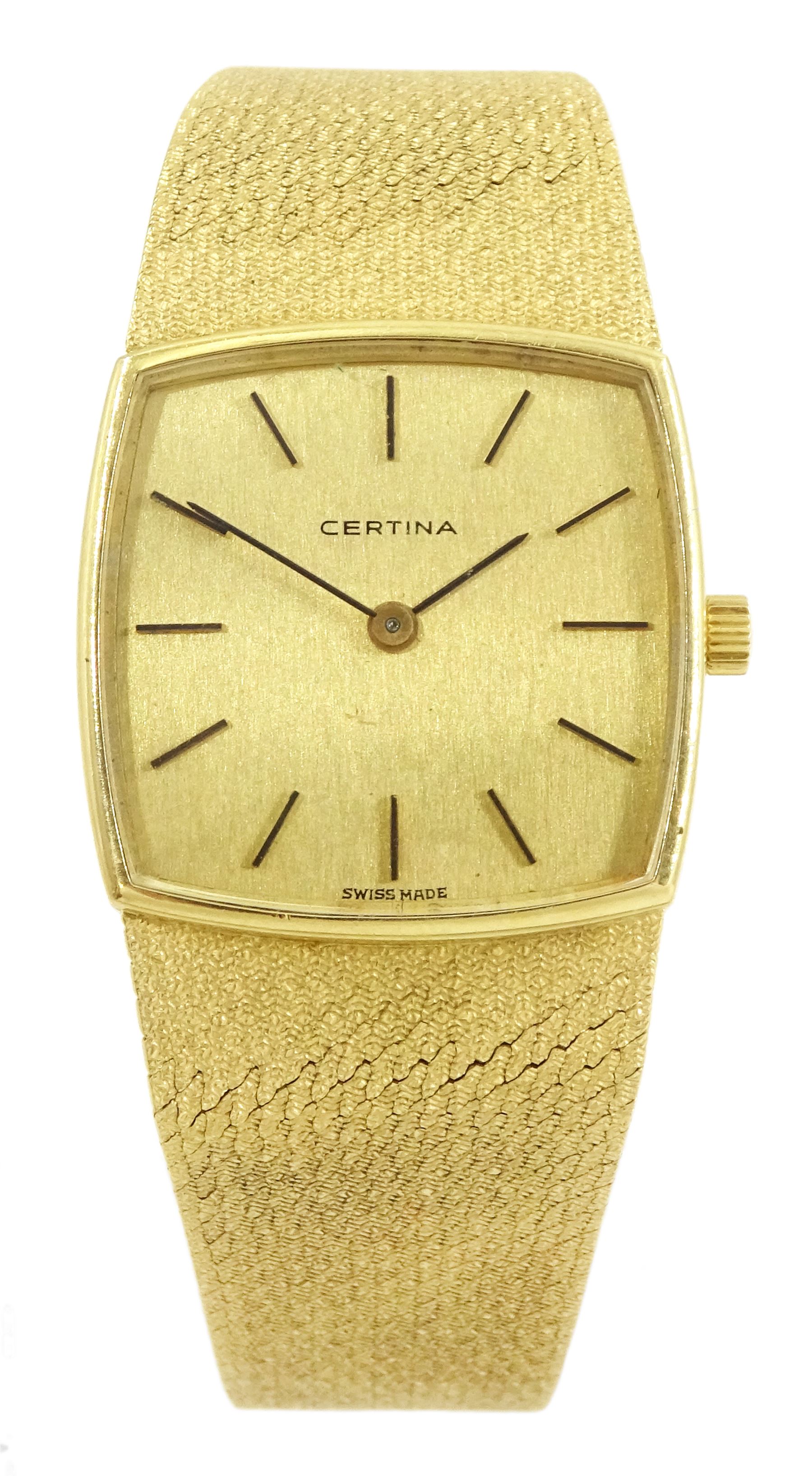 Certina ladies 18ct gold manual wind wristwatch Wrist Pocket