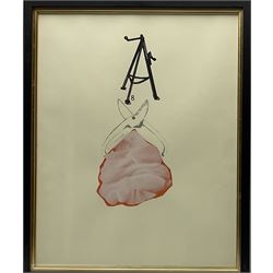 Jim Dine (American 1935-): 'Tool Box II' (Secateurs), limited edition screenprint with photographic element and half-tone collage signed in pencil, series produced in London 1966 with an edition of 150, 57cm x 45cm also inc. 'A Tool Box' catalogue