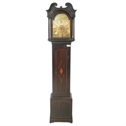 Charles Campbell of Bo'ness (Scotland)-Late 18th century 8-day mahogany longcase, with a s...