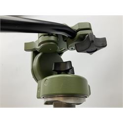 Leica APO-Televid 77 Spotting Scope,chrome, serial no. 2050411, with Manfrotto tripod, serial no. 190NAT2