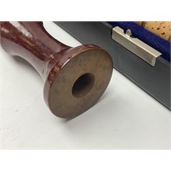 Three wooden recorders - 1970s Schotts 'Concert' three-piece tenor; 1990s Dolmetsch treble, cased; and 1980s Moech descant, cased (3)