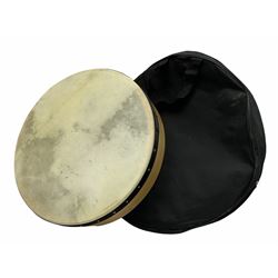 Irish Bodhran, in soft carrying case, D4