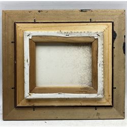 John Mackie (Scottish 1953-): Sunny Market Day, oil on canvas signed and dated '99, 24cm x 29cm 