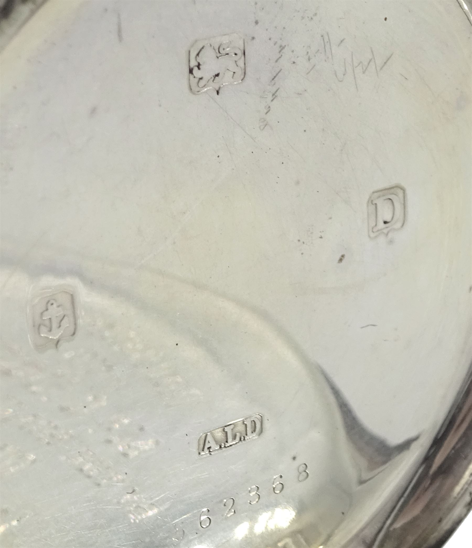 Early 20th century open face keyless lever presentation pocket watch by Rolex, white enamel dial with Roman numerals and subsidiary seconds dial, case by Dennison Watch Case Co, Birmingham 1928, retailed by William Greenwood & Sons, Leeds & Huddersfield