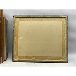 Charles Henry Slater (British 1820-1890): Still Life of Grapes and an Apple, watercolour signed 20cm x 29cm 