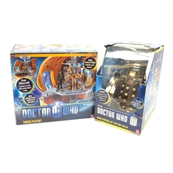 Dr. Who - Radio Controlled Asylum Dalek and Tardis Playset by Character Options Limited, both boxed