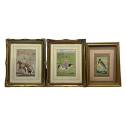 Four 19th century engravings, pair still life oils on board, Oriental prints, Ken W Burton signed prints, reproduction Punch prints, Helen Bradley print, and further pictures (qty)