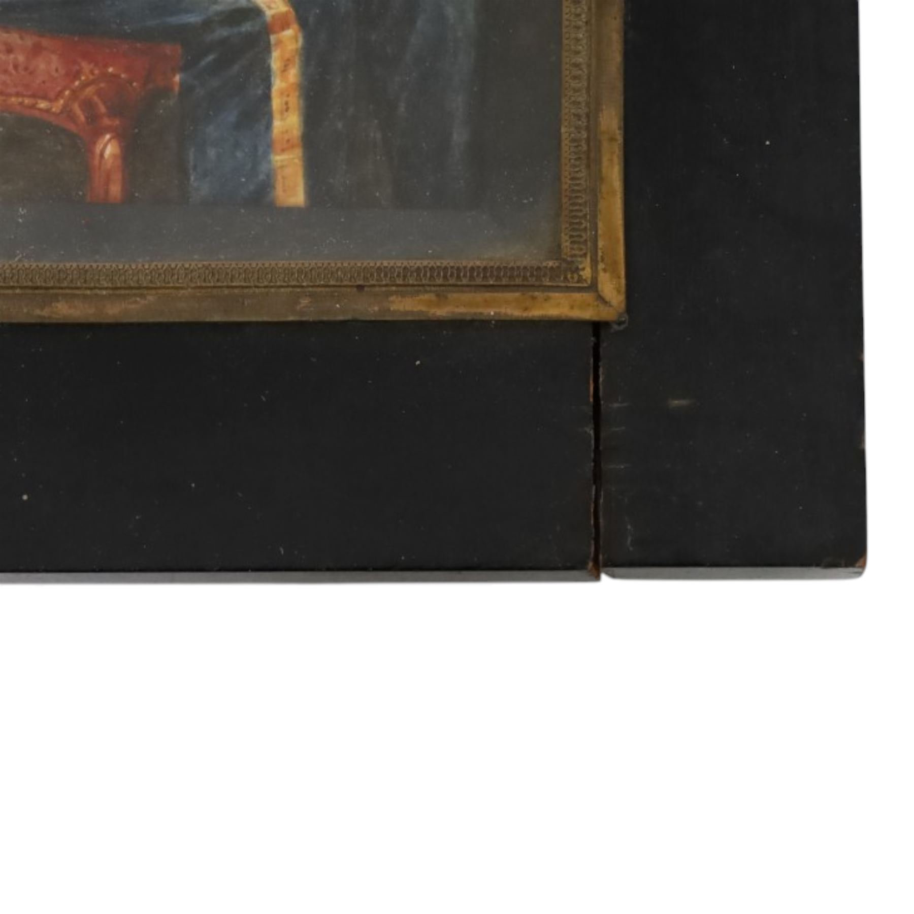 English School (19th Century): Major William Inglis, 57th, West Middlesex Regiment, watercolour, 30cmx25cm 