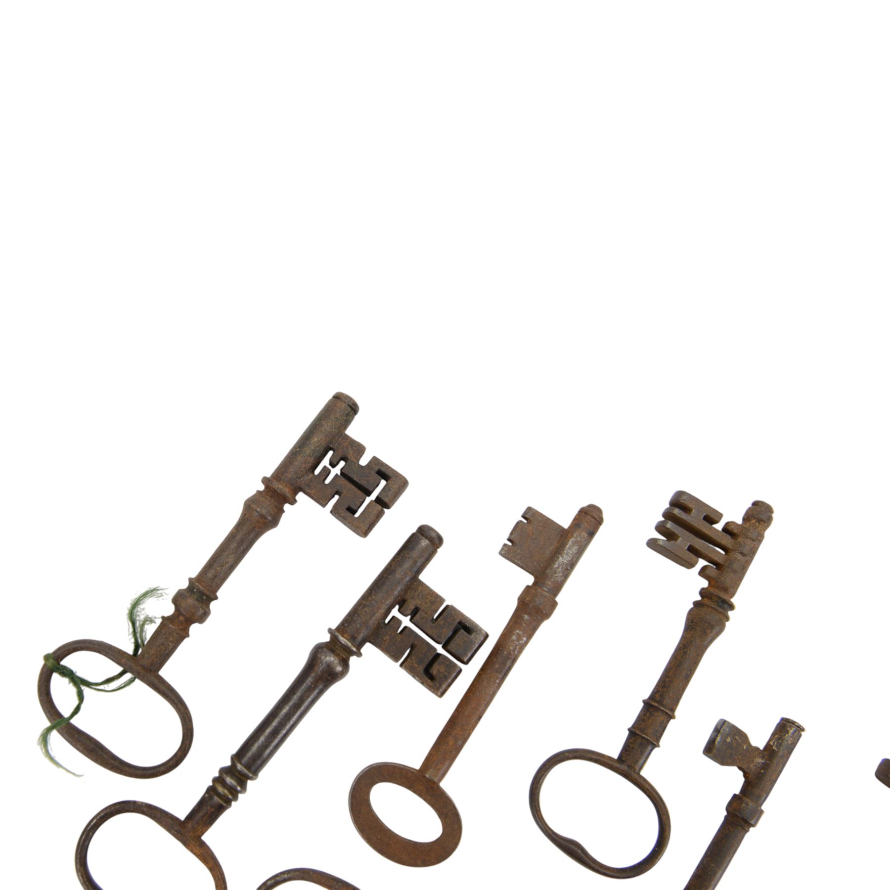 Collection of Antique and later iron keys 