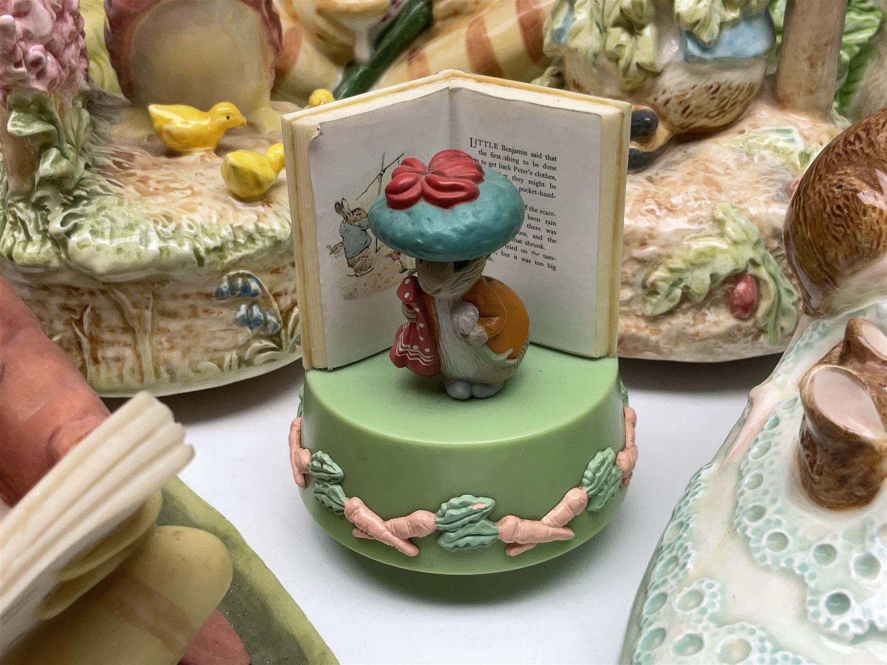 Collection of Border Fine Art studios Beatrix Potter ceramics