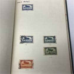Stamps including British occupation of Italian Colonies overprints, French Morocco stamps with Tanger overprints, surcharges etc, housed in two albums