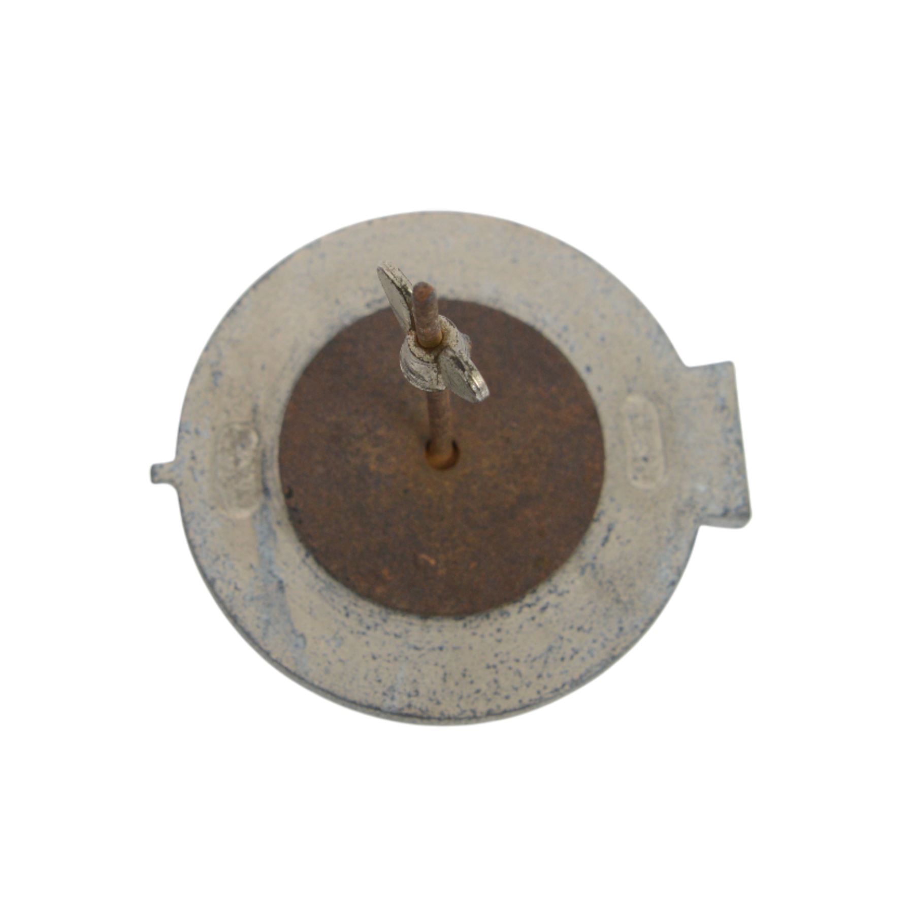 Two Royal Automobile Club Association car badges, each with central enamel Union Jack, largest H11.5cm