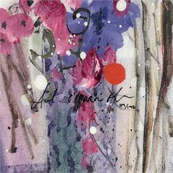 Danielle O'Connor Akiyama (Canadian 1957-): 'Voyage of Serenity I', limited edition glazed embellished print on canvas signed and numbered 19/195, 51cm x 51cm