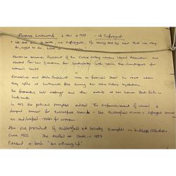 Florence Lockwood (British 1861-1937): Cottage in the Woods, watercolour signed 23cm x 31cm
Notes: Florence Lockwood was a notable suffragette