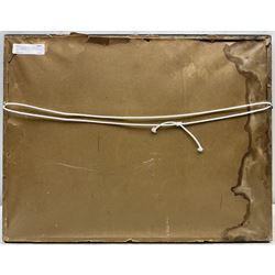 Rowland Henry Hill (Staithes Group 1873-1952): Standing Stone and Cottage on the North Yorkshire Moors, watercolour signed and dated 1931, 26cm x 36cm