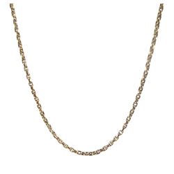 Early 20th century 9ct gold link necklace, approx 7.3gm