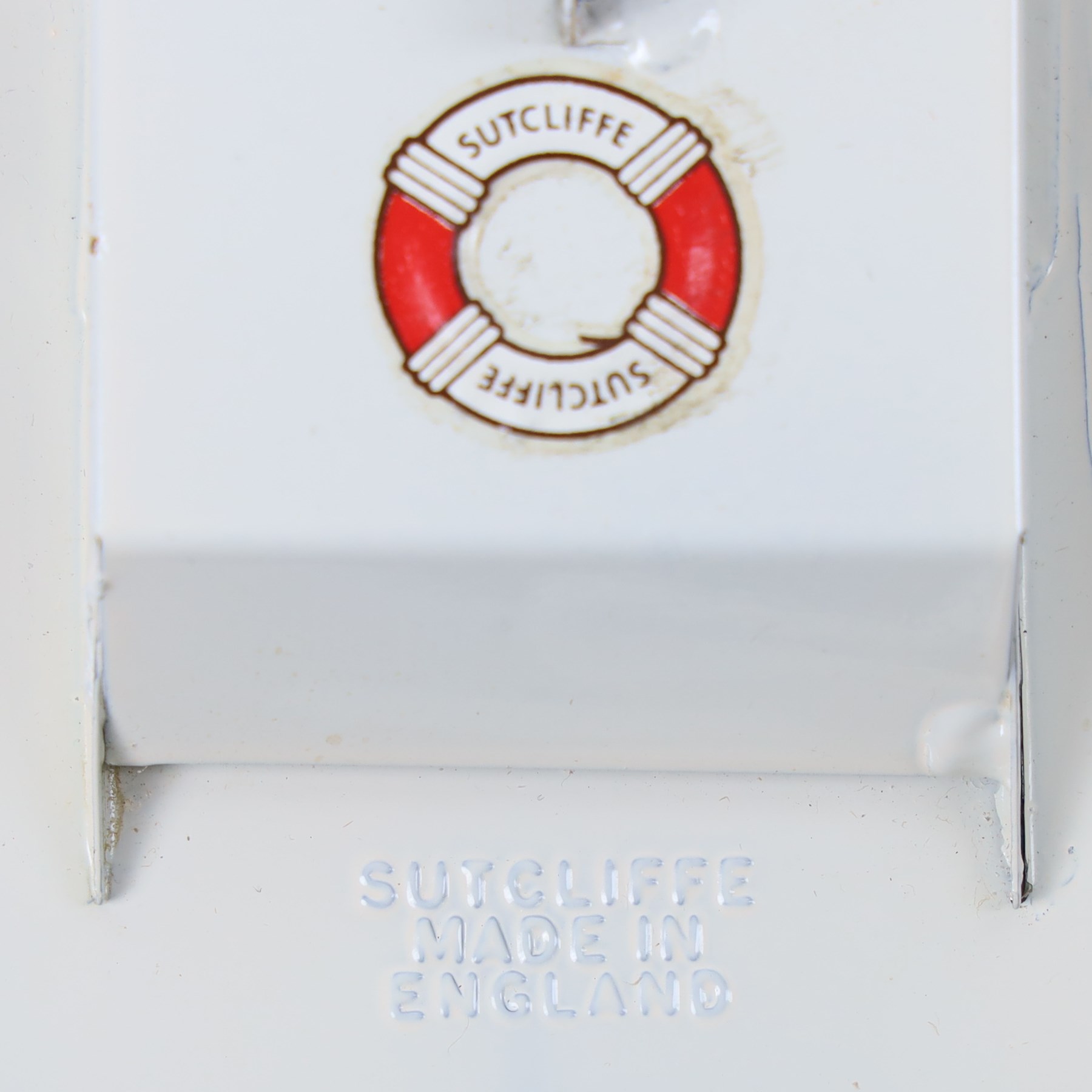 Sutcliffe Models tinplate clockwork Ocean Pilot Cruiser 'Jupiter', in red and white livery with metallic gold details, with key, boxed 