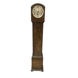 1930’s oak cased grandmother clock