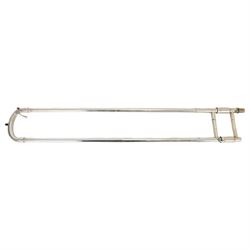 Besson Sovereign silver plated tenor trombone, with Hagmann free-flow valve, in original fitted case