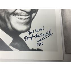 Collection of autographs, to include Mia Farrow, Rowan Atkinson, Tom Kite, Corey Pavin, Craig Stadler, Vladimir Ashkenazy etc 