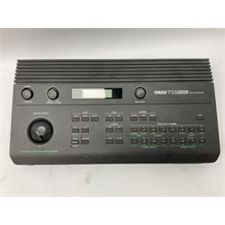 Yamaha MU50 tone generator, serial no.OY01061; and Yamaha TG33 Tone Generator, serial no.HN01068; both with leads (2)