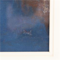 Madeleine Eyland (Belgian/British 1930-2021): 'Sea Link', pastel signed 37cm x 26cm 
Provenance: artist's studio collection; exh. Royal Academy Summer Exhibition 2003, label verso. Marie-Madeleine Eyland (neé Legrain) was born in 1930 at Floriffoux, Belgium; she lived most of her life in Scarborough working as a nurse and an artist.