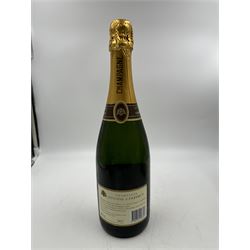 Mixed champagne; Chateau D'ay Ayala & Co 1919, Oudinot a Epernay, Antoine de Clevecy and Lanson Black Label, various contents and proof (4)