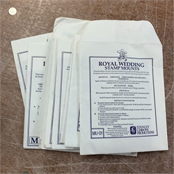 Commemorative stamps including Stanley Gibbons folder containing various stamps relating to ‘The Royal Wedding H.R.H Prince Charles & Lady Diana Spencer’, other similar stamps loose and in booklets and a small number of presentation packs.