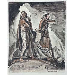 Scofield Thayer (American 1889-1982): 'Living Art' (Twenty Facsimile Reproductions after Paintings, Drawings and Engravings and ten photographs after sculptures by Contemporary Artists), limited edition portfolio of 400 printed at Ganymed Press, Berlin, 1923 
Notes: Scofield was an American Poet and Publisher and editor in chief of the Dial magazine. Living Art contains reproductions of what Thayer believed was the best in the art of the period, containing lithographs of works from his own collection by  Pablo Picasso, Henri Matisse, Gaston Lachaise, Marc Chagall and Edvard Munch. All the works within the folio were owned by Thayer and bequeathed to the MET museum. 