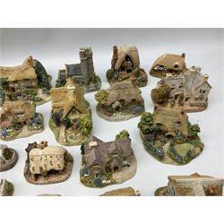 Forty six Lilliput Lane model cottages, to include 'Convent in the Woods', 'Holme Dyke' 'Secret Garden' etc