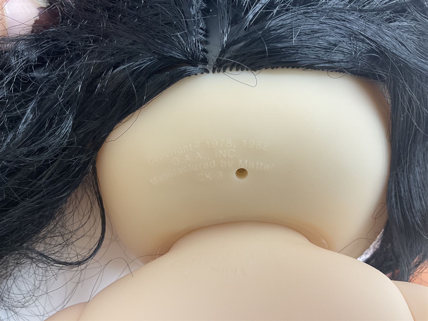 Plush covered soft toy of a swimming duck with squeeze type musical action L17cm; and collection of ten Cabbage Patch type dolls by various makers including Mattel, Hasbro, Appalachian Artworks, Migliorati etc