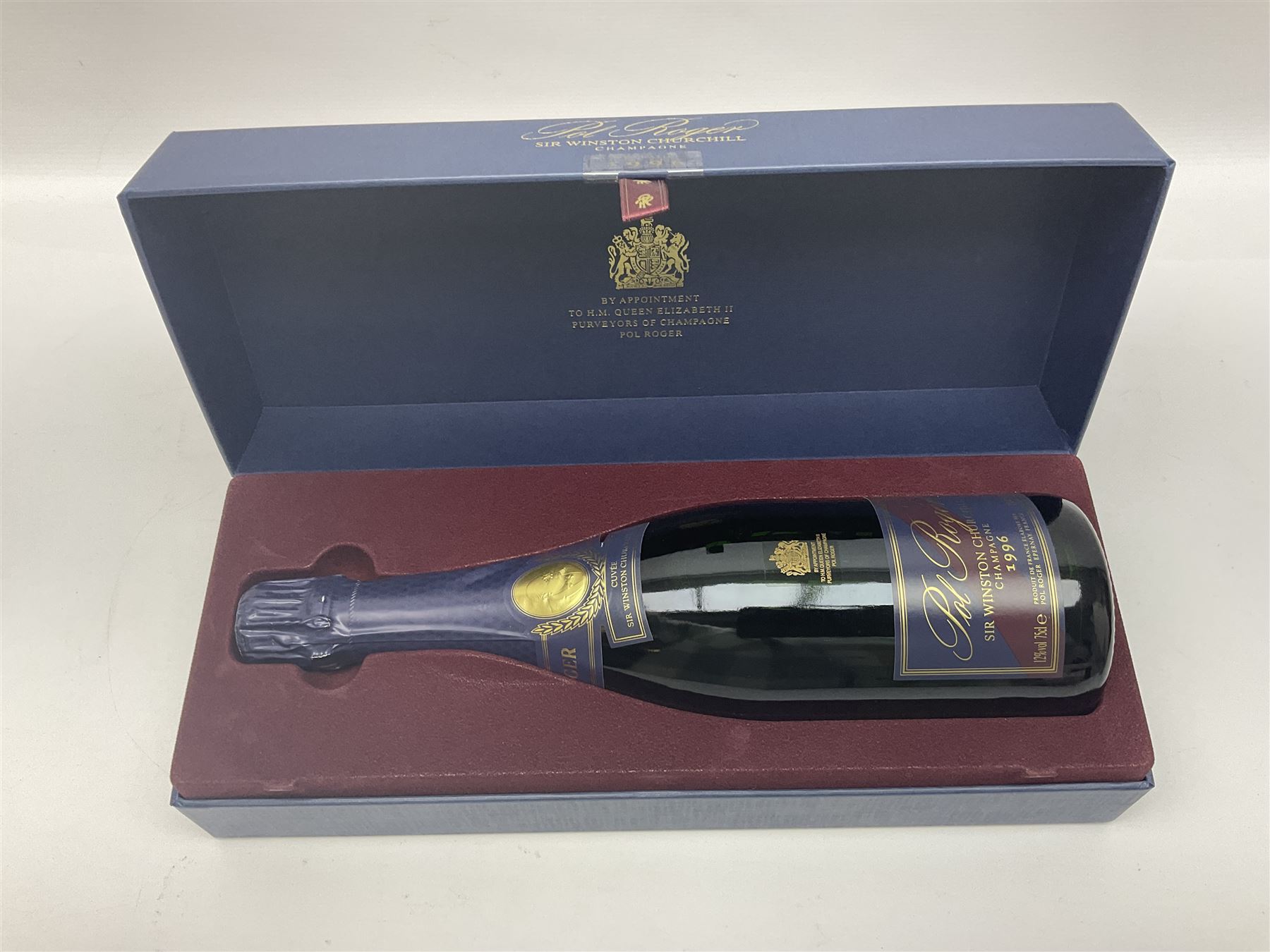 Pol Roger, Cuvee Sir Winston Churchill, 1996 vintage Champagne, 75cl, 12% vol, in original presentation box