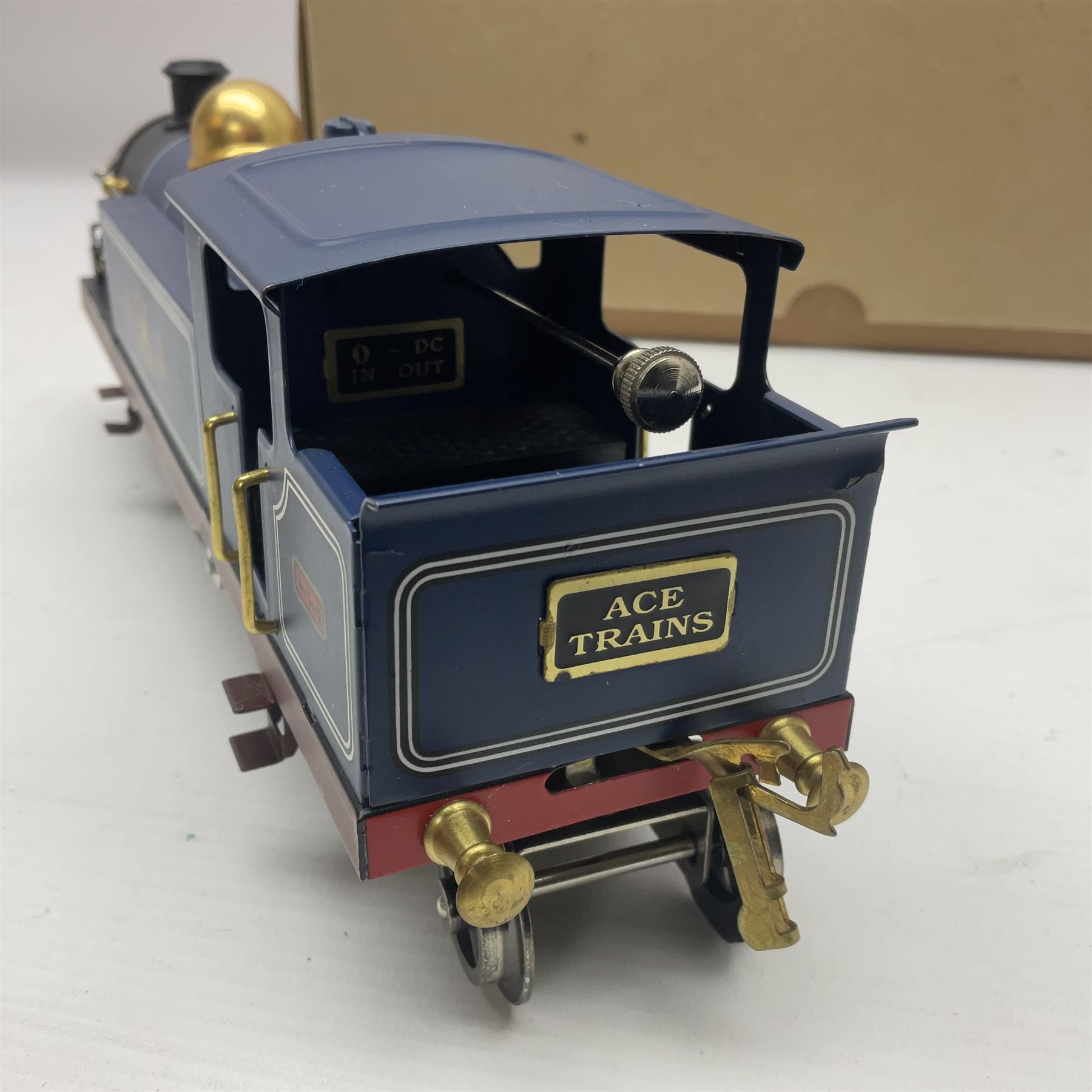 Ace Trains '0' gauge - C1/CR Caledonian Railway 4-4-4 tank locomotive; in plain brown box with Ace Trains labels and packaging