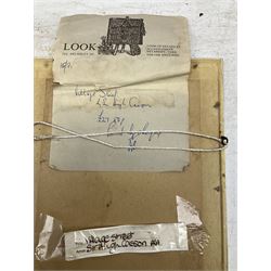 Sir Hugh Casson (British 1910-1999): 'Village Street', watercolour unsigned, labelled verso 11cm x 8cm