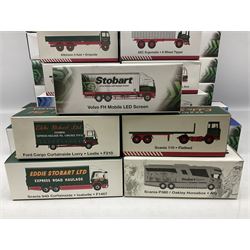 Atlas Editions Eddie Stobart - twenty-six 1:76 scale die-cast models in The Special Edition Collector's Series with twenty-five certificates; all boxed (26)