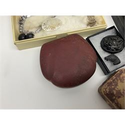 Silver jewellery including St Johns Ambulance medal, tiger's eye necklace, identity bracelet, etc, together with Festival of Britain powder compact, Ippag dice lighter, Win International lighter, Victorian and later costume jewellery and wristwatches