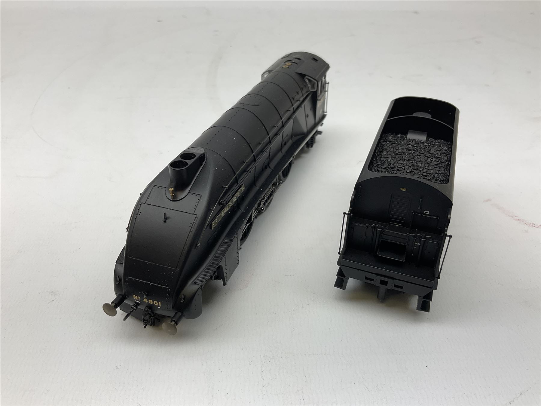 Hornby '00' gauge - LMS Streamlined Princess Coronation Class 4-6-2 locomotive 'Duchess of Hamilton' no. 6229, Class A4 4-6-2 locomotive 'Sir Charles Newton' no. 4901 and Class A4 4-6-2 locomotive 'Mallard' no. 4468, all DCC ready (3)