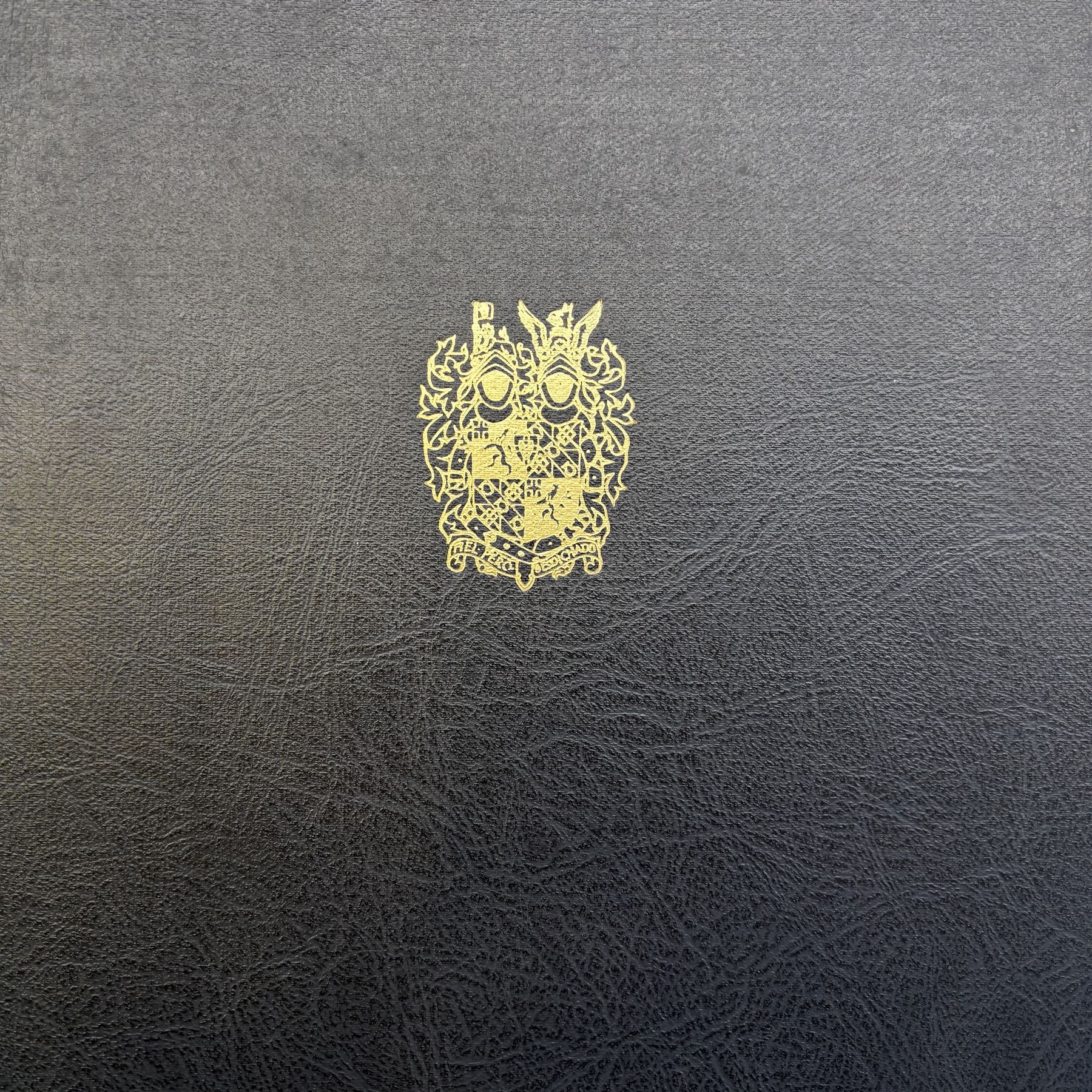 The Churchill Centenary Trust Medal Collection, 1974, a complete set of 24 silver-gilt medallions struck by John Pinches, issued by the Churchill Centenary Trust to commemorate the 100th anniversary of the birth of Winston Churchill; individually encapsulated with certificate of authenticity and housed in a leatherette display album