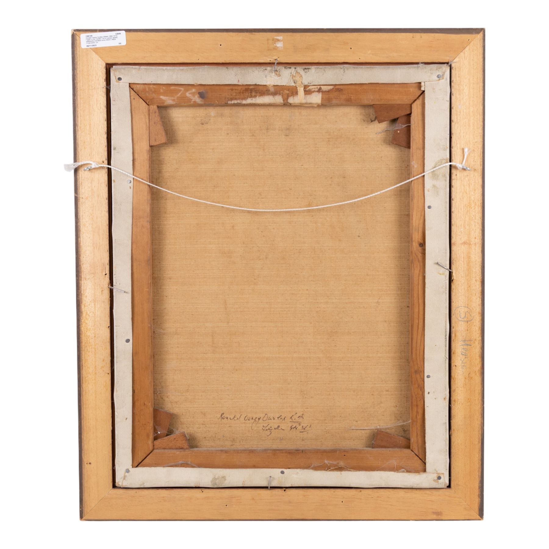 Ronald Ossory Dunlop (British 1894-1973): Figure in the Garden, oil on canvas signed 50cm x 40cm 
Provenance: private collection, purchased David Duggleby Ltd  13th June 2011 Lot 159