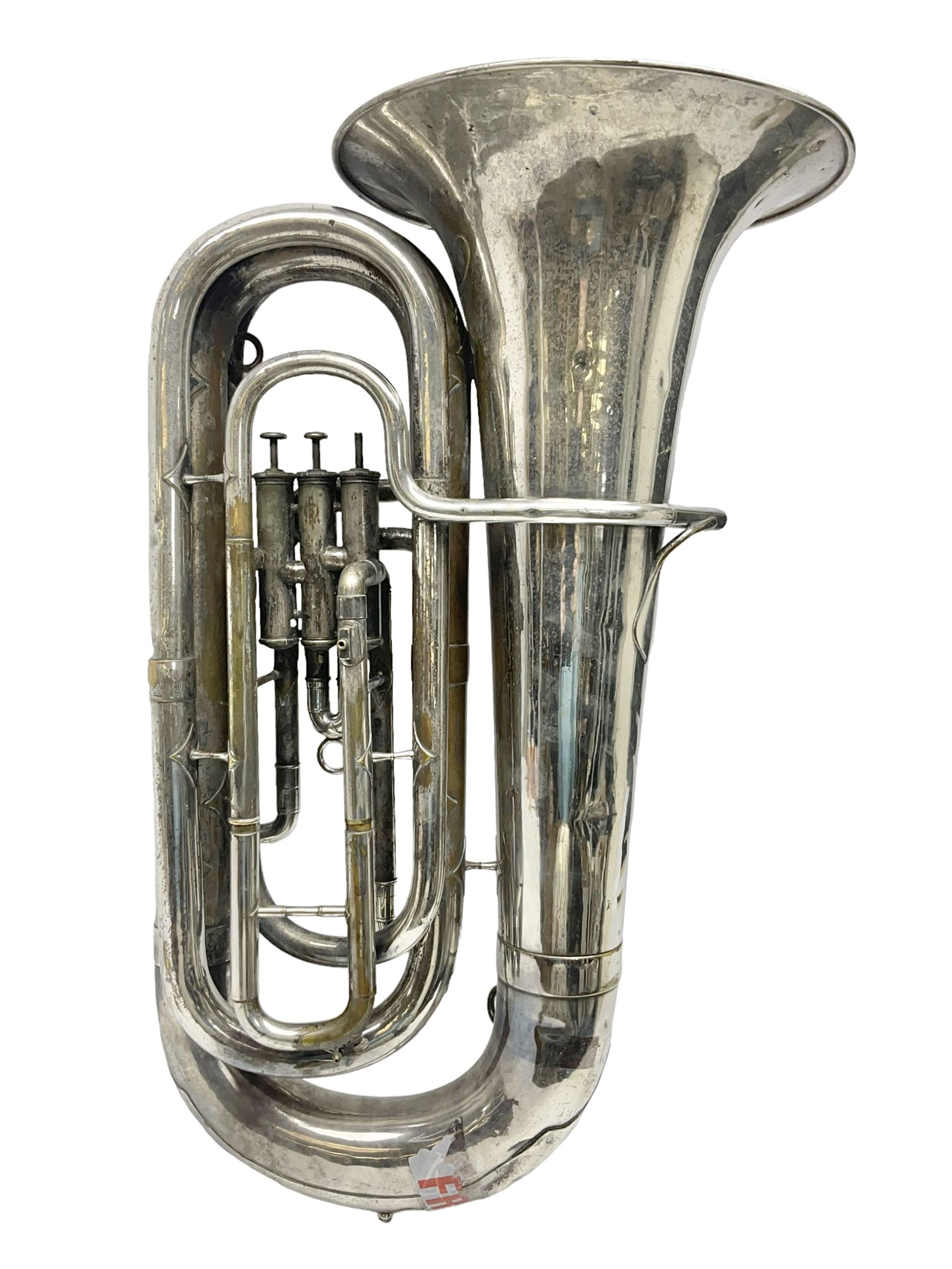 Salvation Army Class A Bb tuba for restoration or display H79cm